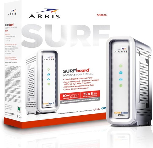 ARRIS Surfboard SB8200 DOCSIS 3.1 Cable Modem - Picture 5 of 9