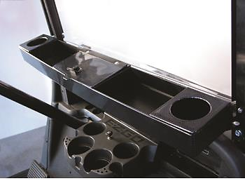 Carbon Fiber Golf Cart Dash Organizer / Beverage Tray (Universal Golf Cart Fit) - Imagen 1 de 1