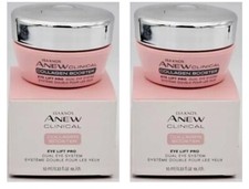 2 Avon Isa Knox Anew Clinical Collagen Booster EYE LIFT PRO Dual System NIB