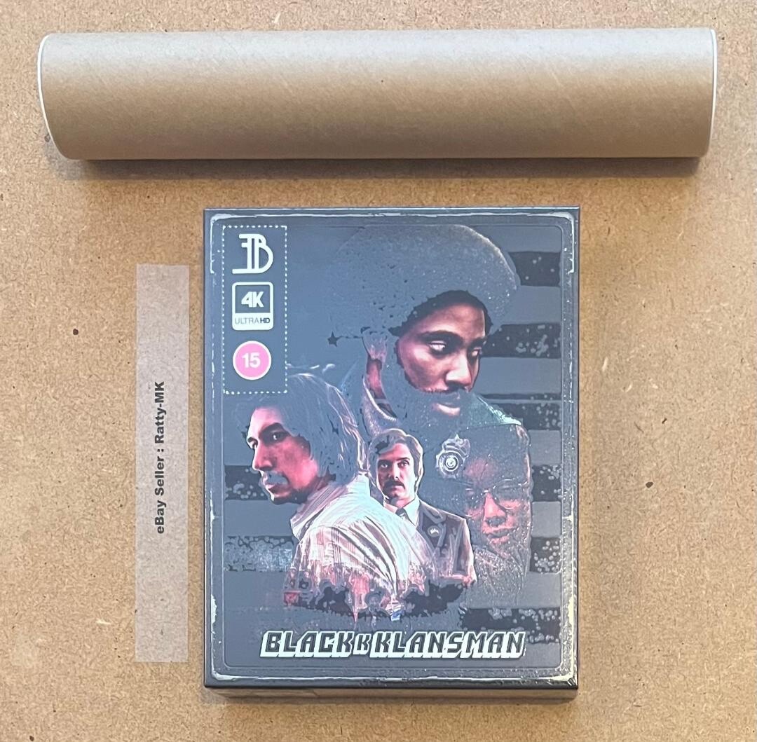 BLACKkKLANSMAN - UK EXCLUSIVE 4K UHD + BLU RAY STEELBOOK - NEW - Image 3