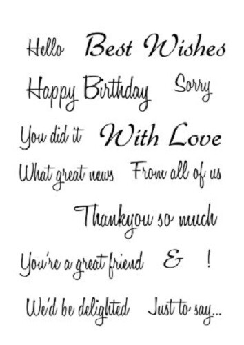 Card-io SENTIMENTS Combination COLLECTIONS A6 Clear Stamps EVERYDAY - Picture 55 of 77