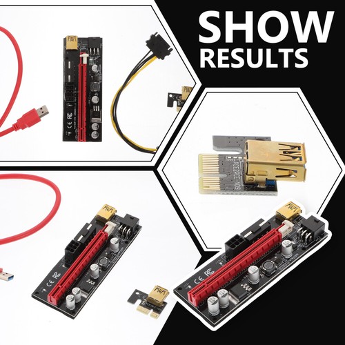 Graphics Card Extension Cable Computer Accessories PCI-E Adapter - Afbeelding 7 van 12