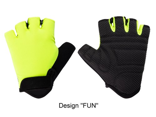 Fahrrad Handschuhe Fahrradhandschuhe MTB Bike Kurz Kurzfinger schwarz Neon Gelb - Bild 6 von 8