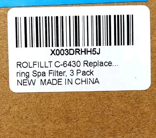 ROLFILLT 60602 Hot Tub/Spa Filter-Compatible w/ PWK30 / C-6430 / FC-3915-3 Pack - Picture 6 of 6
