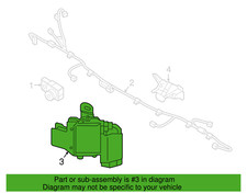 Hyundai 95811 C1000 Left Blind Spot Radar for 15-17 Sonata New Genuine