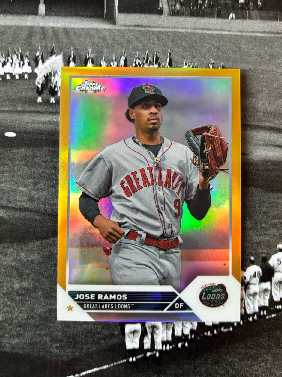 2023 Topps Pro Debut - Chrome Gold Refractor #PDC-164 Jose Ramos /50 (RC)