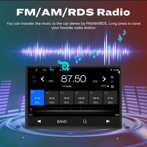 CarPlay Car Radio Stereo 10.1" For 2014 2015-2017 2016 Jeep Grand Cherokee 2+32G - Picture 16 of 19
