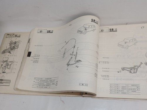 RENAULT 6 R6 (R1180) 1969-1974 - Catalogue pièces rechange PR880 - Picture 2 of 3