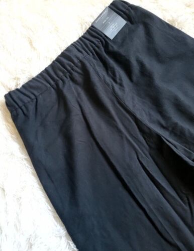 Banana Republic Black High-Rise Wide-Leg Size 2 Flannel Button Tab Pants RT$100 - Picture 7 of 7