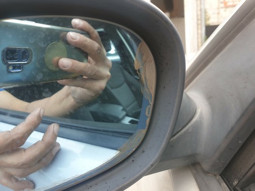 BMW E90/E91 PASSENGE SIDE ELECTRIC HEATED MIRROR IN SILVER METALLIC 04-08#M#8164 - Picture 5 of 11