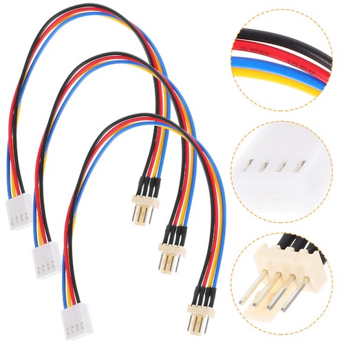 3 Pcs Connector Adapter Cable Splitter Cable Pc Fan Extension Cable - Afbeelding 7 van 12