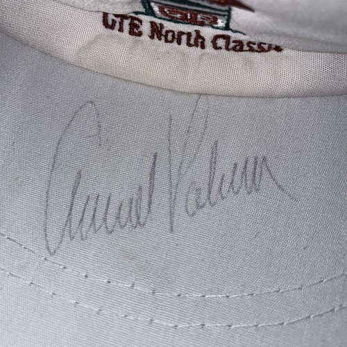 2) Vtg Arnold Palmer Autographs, REAL  Hand Signed In Person, On Card & Visor - Picture 3 of 7