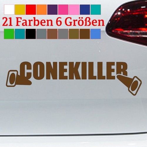 Conekiller Sticker Aufkleber Farhrschule Anfänger Driften JDM Tuning Fun Kleber - Bild 86 von 110
