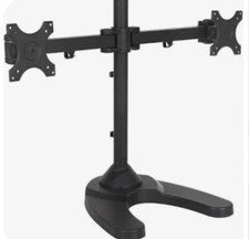 Halter Dual Monitor Desk Stand Heavy Duty Holds up to 32  Monitors