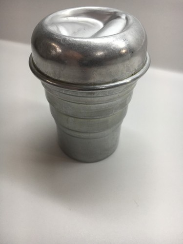 VTG Swirl Mixer Aluminum Measure Cup and lid for Gravy Marinade Rochester NY - Picture 3 of 9