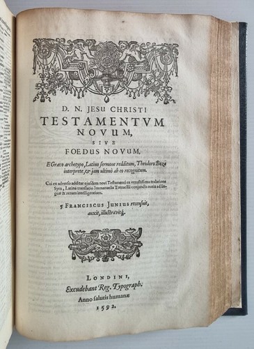 BIBLIA SACRA - 1593 - HEILIGE BIBEL in LATEIN / Rebind / ERSTAUNLICHER Zustand!!! - Bild 8 von 12