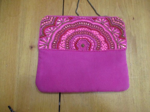 Charlie Paige Embellished Colorful Beaded & Sequin Shoulder purse/Clutch Purse - Picture 6 of 9
