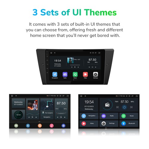 E90A12S 8-Core Android 13 Car Play Stereo Radio For BMW 3 Series E90 E91 E92 E93 - Picture 10 of 23