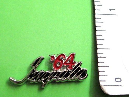 '64 1964 IMPALA script - hat pin , tie tac , lapel pin , hatpin GIFT BOXED - Picture 2 of 5