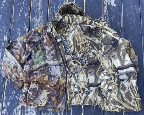 Ducks Unlimited Nylon REVERSIBLE Camo Jagdjacke Large Wetland/Timber - Bild 2 von 17
