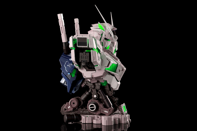 YH model 1/35 RX-0 Unicorn Bust Head Full Psycho-frame Prototype