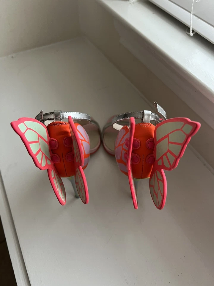 SOPHIA WEBSTER 女士 CHIARA 蝴蝶多色高跟鞋凉鞋 35 — 第 4/4 张图片