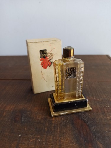 RARE - VINTAGE MYRURGIA PERFUME FLORI GRANA - SPAIN - EMPTY - Picture 2 of 10