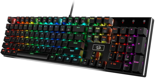 RGB Mechanical Gaming Keyboard, 104 Keys, Hot-Swappable Brown Switches - Picture 11 of 11