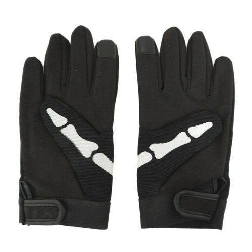 Guantes góticos hueso esqueleto cráneo mecánico XS - Imagen 3 de 5