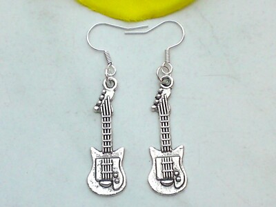 Ohrringe E-GITARRE Ohrhänger Hänger Musik Instrument Ohrschmuck