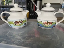 USED ONCE Villeroy & Boch Naif Teapot
