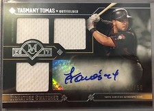 2017 Topps Museum Collection Yasmany Tomas Triple Jersey Auto /50 Diamondbacks