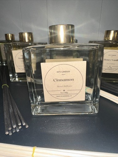 Ed's Candles Highly Scented Reed Room Diffuser Hand Poured. Made To Order - Picture 2 of 4