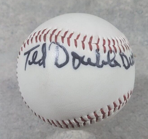 Ted "Double Duty" Radcliffe Signed Baseball - Negro League Star!