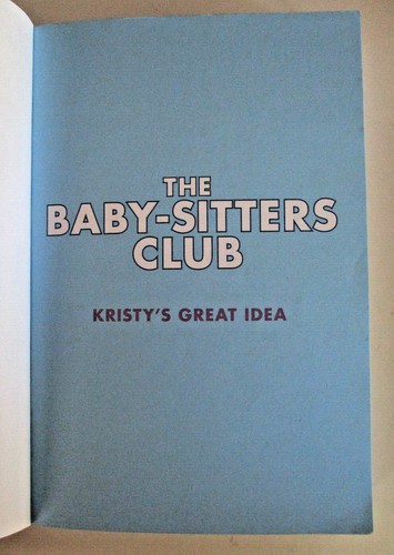 Kristy's Great Idea, by Ann M Martin - Comic Strip Edition - 9780545813877 - Picture 2 of 5