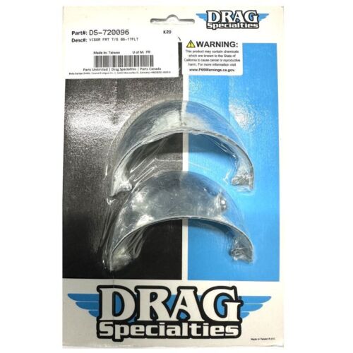 Viseras de señal de giro frontal cromadas Drag Specialties para Harley - Imagen 3 de 3