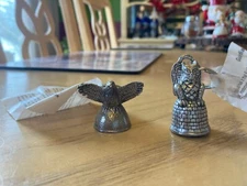New 2 GUARDIAN ANGEL BELLS Eagle Wings Gargoyle Griffin Indian Motorcycle Cards