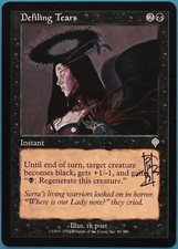 Defiling Tears Invasion NM Black Uncommon SIGNED MTG CARD (ID# 437770) ABUGames