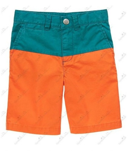 Gymboree Boys sz 4 Bright and Beachy Colorblock Shorts orange NWT Vintage 2011 - Picture 2 of 2