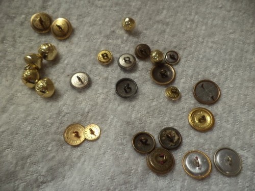 MILITÄRKNÖPFE RESTPOSTEN, WW1 PREUSSEN, SCHWEIZERKREUZ, MARINE, ARMEE, SELTENE .X 25 - Bild 9 von 11