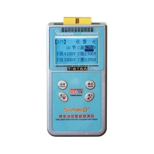 T-616A Group Voltage Tester Intelligent Detection Analyzer 1~16 Series - Bild 2 von 6