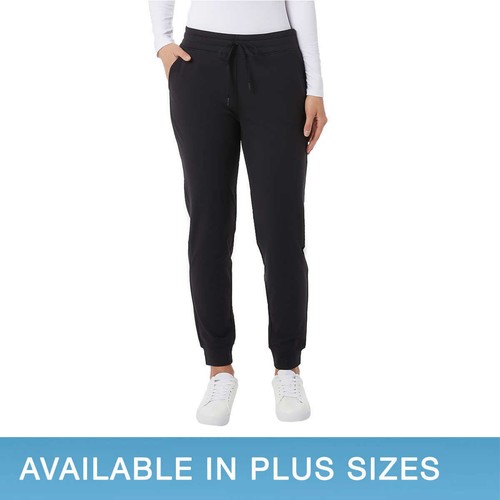 32 Degrees Ladies' Tech Fleece Jogger, Soft Hand Feel, Stretch Comfort, Small