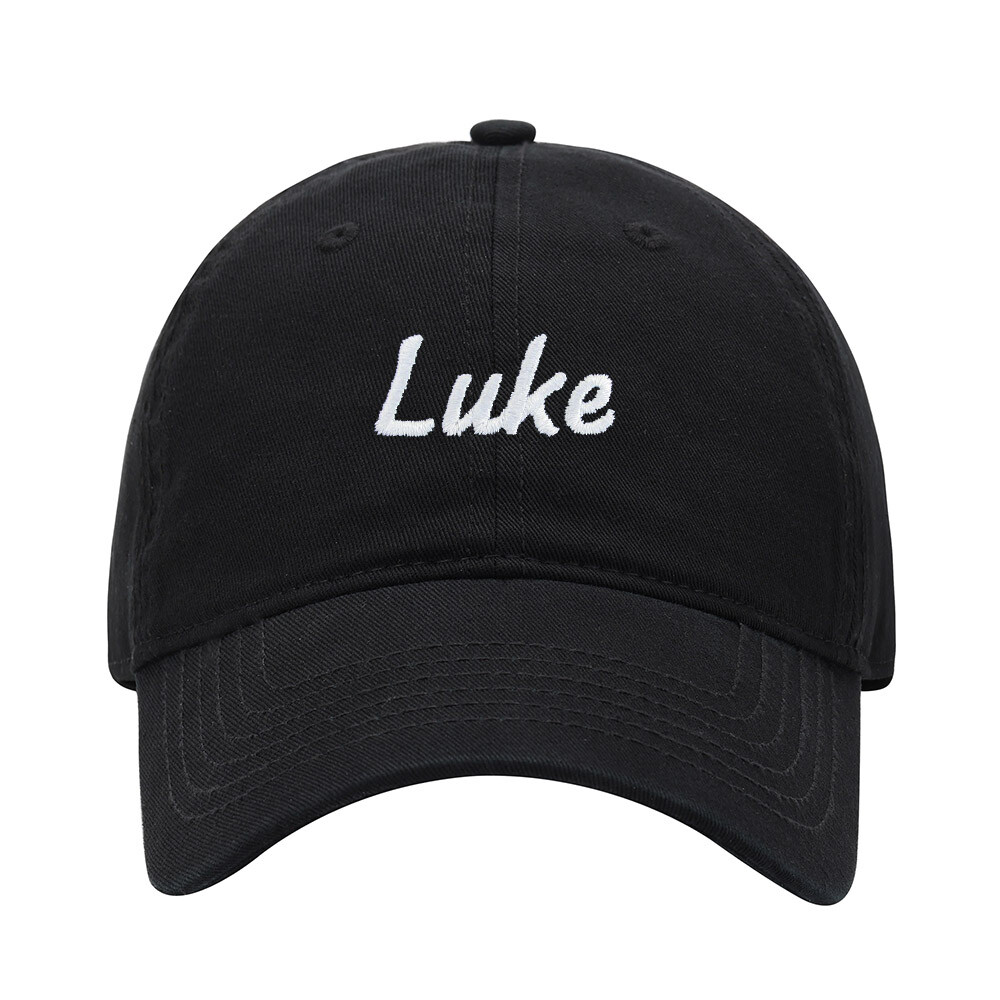 Baseball Cap Men Name Luke Gift Embroidered Washed Cotton Dad Hat Baseball Caps