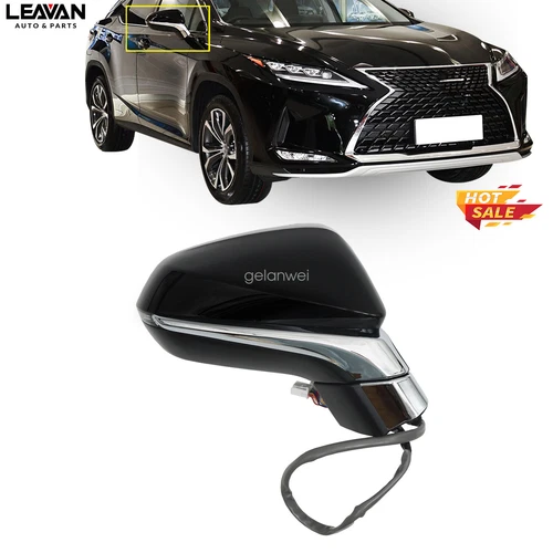 For 2016-2022 Lexus RX 350 350L 450h 450hL Black Mirror Right 13pin W/Blind Spot