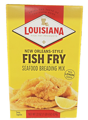 Louisiana Fish Fry New Orleans Style Fish Fry Seafood Breading Mix 22 oz