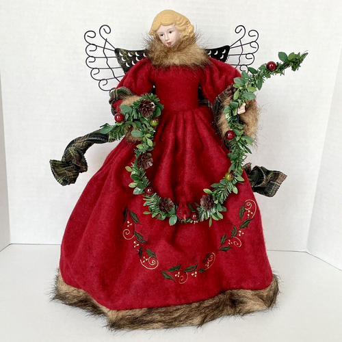Tree Topper Angel of Peace Christmas Tabletop 15 1/2" Cracker Barrel GrannyCore - Bild 5 von 13