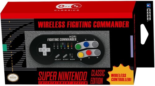 HORI *OFFICIAL* Fighting Commander Wireless Controller (SNES Classic Edition) - Picture 6 of 16