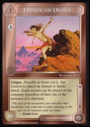 Lindion the Oronin - Dark Minions - Middle-Earth CCG - Picture 1 of 1