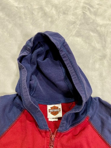 Harley Davidson Hoodie Womens Medium Red Full Zip Highway 101 Oregon USA Made - Picture 6 of 20