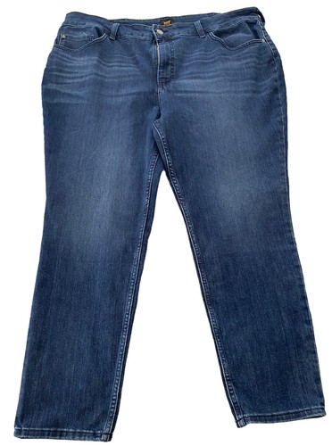 Lee Damenjeans hoher Bund Skinny 22 W Medium neu mit Etikett blau Denim - Bild 2 von 6